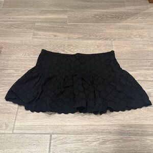 J Valdi Women’s Black Coverup Skirt Size M